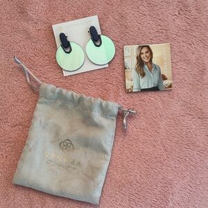 Kendra Plastic Chrome Earrings